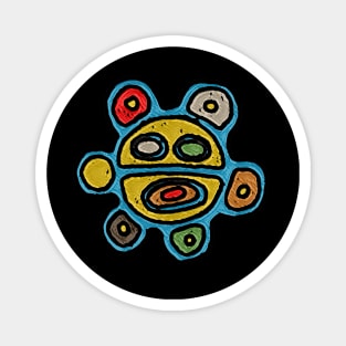 Sol de Jayuya Taino Sun Symbol Magnet